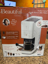 Beautiful Perfect Grind™ Programmable Single Serve Coffee Maker, White Icing by Drew Barrymore