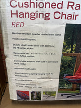 Cushioned Rattan Wicker Hammock Hanging Chair with Stand!! NEW IN BOX!!