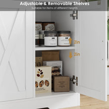 Adra 55.1'' Sideboard with 3 Drawers, Adjustable Shelves, White! (NEW IN BOX)