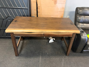 Whitley 54" Live Edge Writing Desk! (NEW - CHIPPED/SCRATCHED FROM SHIPPING)