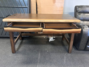 Whitley 54" Live Edge Writing Desk! (NEW - CHIPPED/SCRATCHED FROM SHIPPING)