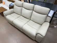 Sanders Leather Power Reclining Sofa with Power Headrests! (NEW - MINOR SCRATCH)
