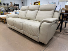 Sanders Leather Power Reclining Sofa with Power Headrests! (NEW - MINOR SCRATCH)