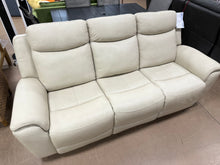 Sanders Leather Power Reclining Sofa with Power Headrests! (NEW - MINOR SCRATCH)
