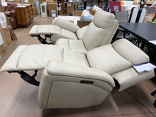 Sanders Leather Power Reclining Sofa with Power Headrests! (NEW - MINOR SCRATCH)
