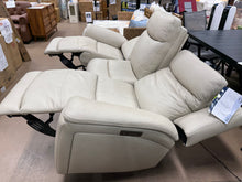 Sanders Leather Power Reclining Sofa with Power Headrests! (NEW - MINOR SCRATCH)
