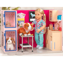 Our Generation Healthy Paws Vet Clinic Playset in Pink with Electronics for 18" Dolls**New in box**