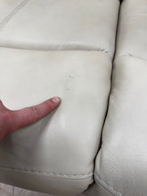 Sanders Leather Power Reclining Sofa with Power Headrests! (NEW - MINOR SCRATCH)