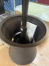 Keter Pacific Cool Bar Outdoor Patio Furniture and Hot Tub Side Table with 7.5 Gallon Beer and Wine Cooler, Espresso Brown!! BRAND NEW!!