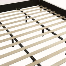 Upholstered Platform Bed Boucle Fabric and Wingback Headboard, Rounded Corners, White, King! (NEW IN BOX)