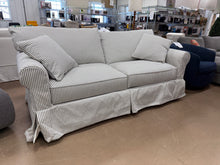 Amari 84" Rolled Arm Slipcovered Sleeper Sofa with Reversible Cushions!! BRAND NEW!!