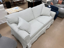 Amari 84" Rolled Arm Slipcovered Sleeper Sofa with Reversible Cushions!! BRAND NEW!!