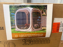 Werph 6 ft. x 6 ft. Beige Portable Canopy Tent with Mesh Mosquito Net, Screen House Room Camping Canopy Shade Tent!! NEW IN BOX!!