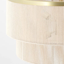24" 6-Light Dimmable Drum Chandelier! (NEW IN BOX)