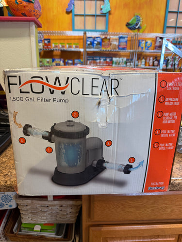 Flowclear 1500 gal. Above-Ground Pool Pump! (NEW IN BOX)