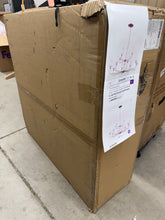12 - Light Steel Dimmable Tiered Chandelier! (NEW IN BOX)