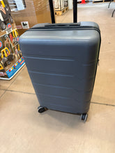 Hardside Medium Checked Spinner Suitcase - Open Story, Gray!! NEW!!