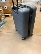 Hardside Medium Checked Spinner Suitcase - Open Story, Gray!! NEW!!