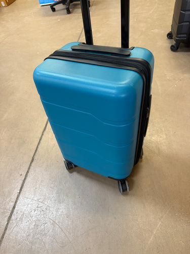 Hardside Carry On Spinner Suitcase - Open Story, Blue!! NEW!!