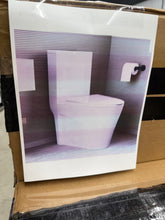St. Tropez Comfort Height One-Piece Elongated Toilet, Vortex Dual-Flush 1.1/1.6 GPF, White Hardware SM-1T254! (NEW IN BOX)