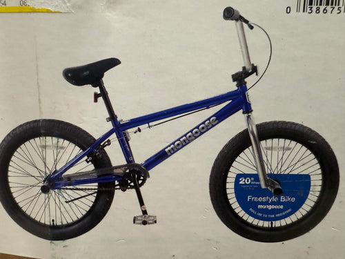 Mongoose 20” Index 2.0 Blue BMX Bike! (NEW IN BOX)