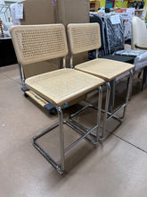 Zesthouse Rattan Counter Height Bar Stools Set of 6, 24.8" Counter Height Chairs with Cane Back, Natural! (NEW & ASSEMBLED)