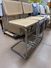 Zesthouse Rattan Counter Height Bar Stools Set of 6, 24.8" Counter Height Chairs with Cane Back, Natural! (NEW & ASSEMBLED)