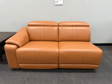 One Arm Power Recline Loveseat, Leather! (NEW - NO RIGHT ARM)