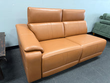 One Arm Power Recline Loveseat, Leather! (NEW - NO RIGHT ARM)