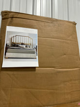 Duncanville Upholstered Platform Bed, King, White! (NEW IN BOX)