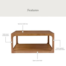 My Texas House Haven Coffee Table, Living Room, Warm Brown! (NEW & ASSEMBLED)