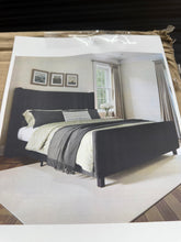 Aurieona Upholstered Platform Bed, Black, King! (NEW IN BOX)