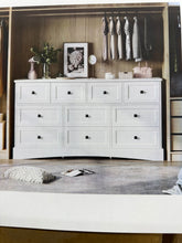 Bedroom Dresser With 10 Drawers, 55.2" Long Dresser Tv Stand With Charging Station, For Bedroom Living Room, White! (NEW IN BOX)