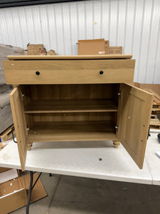 SCARLETT ACCENT CABINET — BEAUTIFUL NATURAL WOOD LOOK! Minor defects ...