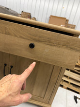 SCARLETT ACCENT CABINET — BEAUTIFUL NATURAL WOOD LOOK! Minor defects - see pics