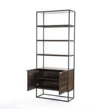 87" H x 36" W Iron Bookcase! (NEW - MINOR SHIPPING DAMAGE)