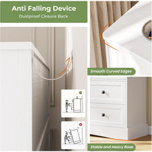 Bedroom Dresser With 10 Drawers, 55.2" Long Dresser Tv Stand With Charging Station, For Bedroom Living Room, White! (NEW IN BOX)