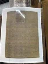 Micro Grid Rectangular Woven Indoor Outdoor Area Rug - 6’7” x 9’! (NEW - WRAPPED IN PLASTIC)
