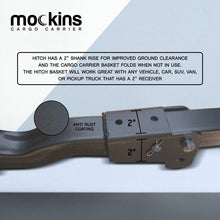 Mockins 60 x 20 x 6" Rear Hitch Mount Cargo Carrier w/ Bag, Stabilizer, Straps, & Net! (NEW IN BOX)
