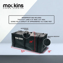 Mockins 60 x 20 x 6" Rear Hitch Mount Cargo Carrier w/ Bag, Stabilizer, Straps, & Net! (NEW IN BOX)