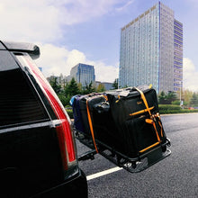 Mockins 60 x 20 x 6" Rear Hitch Mount Cargo Carrier w/ Bag, Stabilizer, Straps, & Net! (NEW IN BOX)