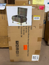 Brown Wicker Outdoor Patio Storage Coffee Table! (NEW IN BOX)