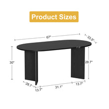 Oval Dining Table with Double Pedestal Solid Wood Kitchen Table!! NEW AND ASSEMBLED!!