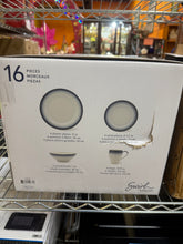 Mikasa Swirl 16-Piece Dinnerware Set, Service for 4!! NEW IN BOX(MISSING 1 BOWL)!!