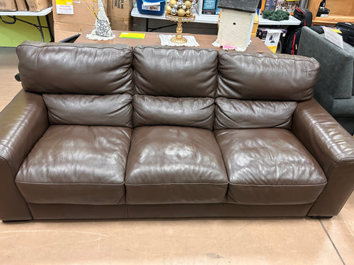 Rawlins Leather Sofa! (NEW - SCRATCHED ARM!)