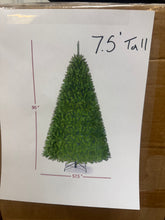 Libenson Ultra-Thick Artificial Christmas Tree, 7.5’ Lighted Tree!! NEW IN BOX!!