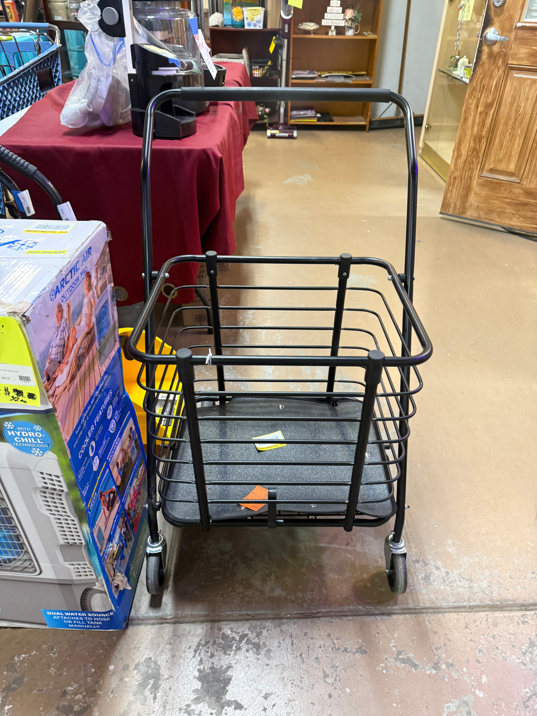 Milwaukee Heavy-Duty Steel Shopping Cart in Black! (BRAND NEW)