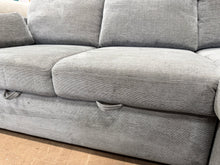 Coddle Luke Fabric Sleeper Sofa with Reversible Chaise and Storage, Gray! (NEW/REVERSIBLE - MINOR SHIPPING DEFECT)