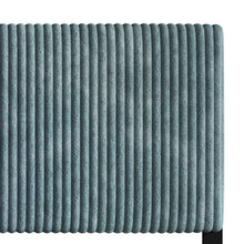 Castle Place Cozy Corduroy Velvet Upholstered Queen Headboard, Light Blue! (NEW IN BOX)