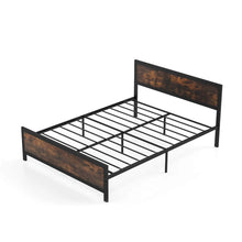 Metal Bed Frame With Headboard & Footboard Metal Slats Support, Queen Size! (NEW IN BOX)